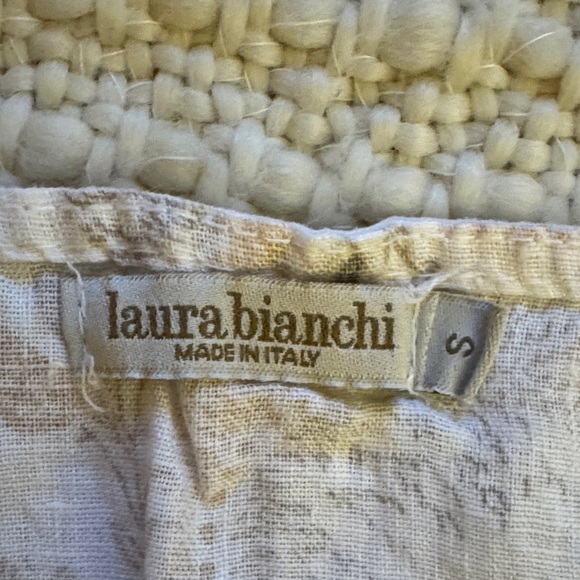Made in Italy Sleeveless Blouse Laura Bianchi - Cream - Picture 2 of 2